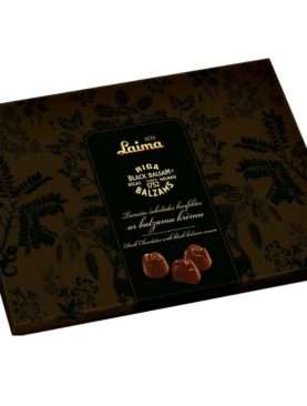 Шоколадные конфеты Laima Black Balsam 410g к цветам